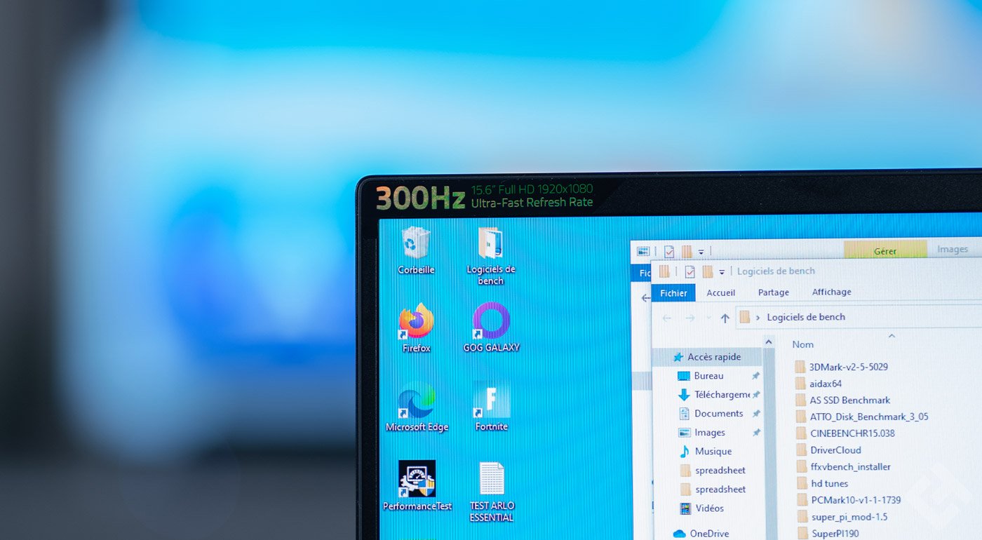 razer blade 15 2020 : écran 300 hz