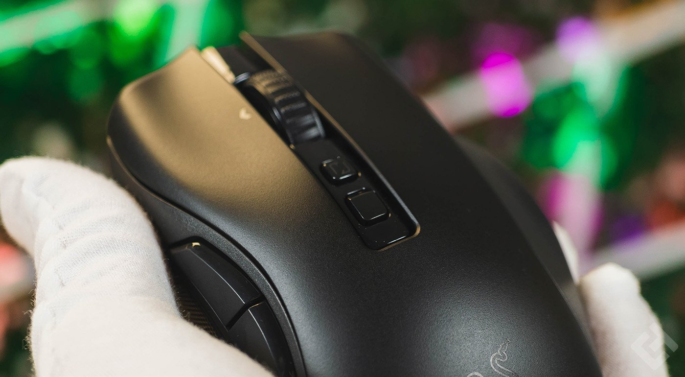 Boutons de réglage de la Razer Naga V2 Pro