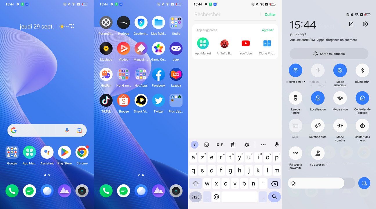 interface realme ui