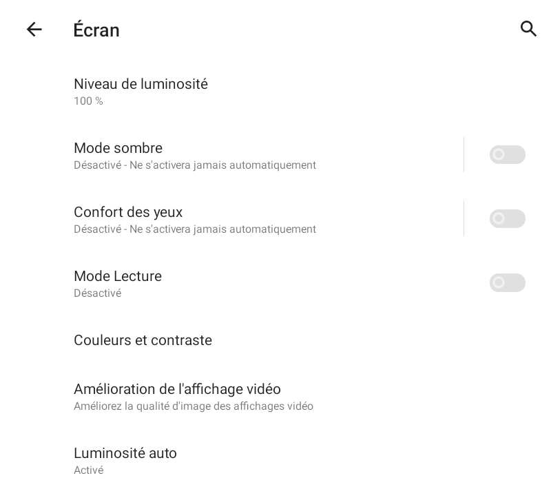 Test realme Pad mini : Écran de la realme Pad mini