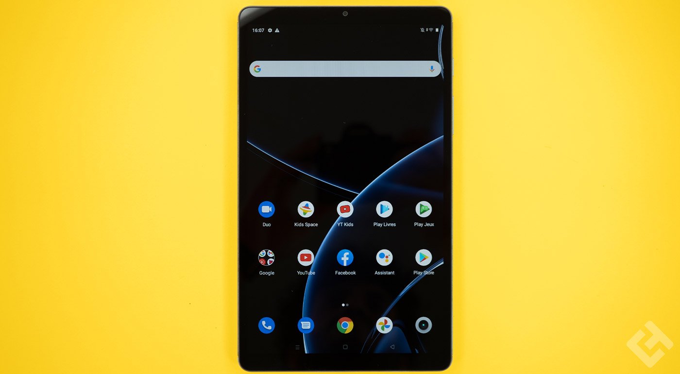 Test realme Pad mini : Écran de la realme Pad mini
