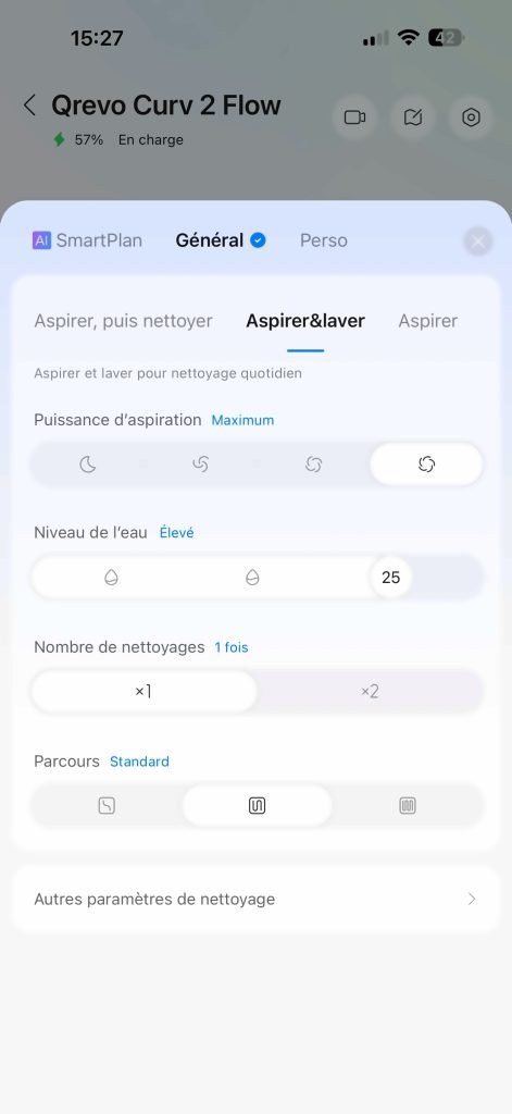 test du roborock qrevo curv 2 flow
