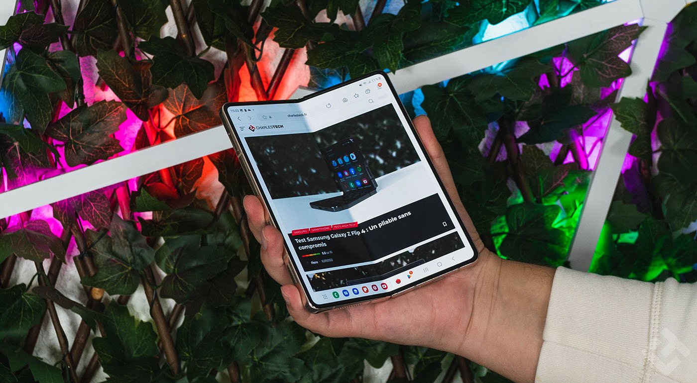 Ecran du Samsung Galaxy Z Fold 4