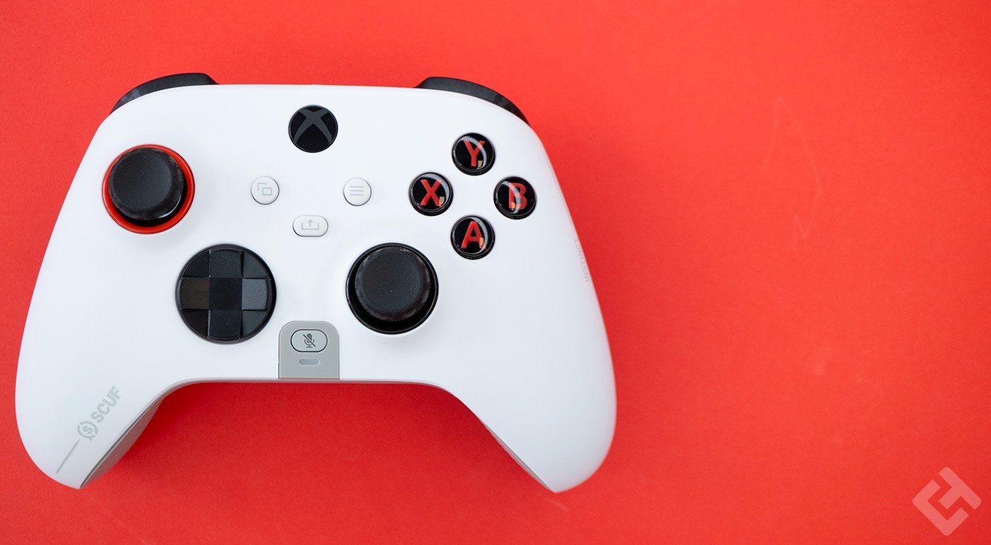 Les boutons et le joystick de droite de la Scuf Instinct Pro