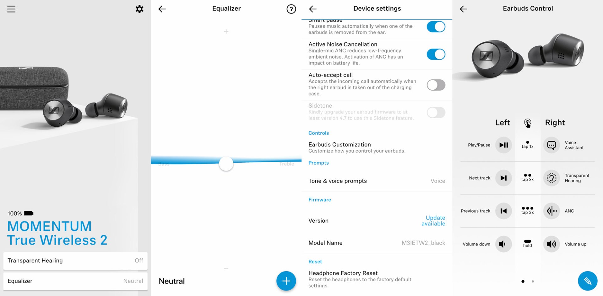 Sennheiser Momentum True Wireless 2 app