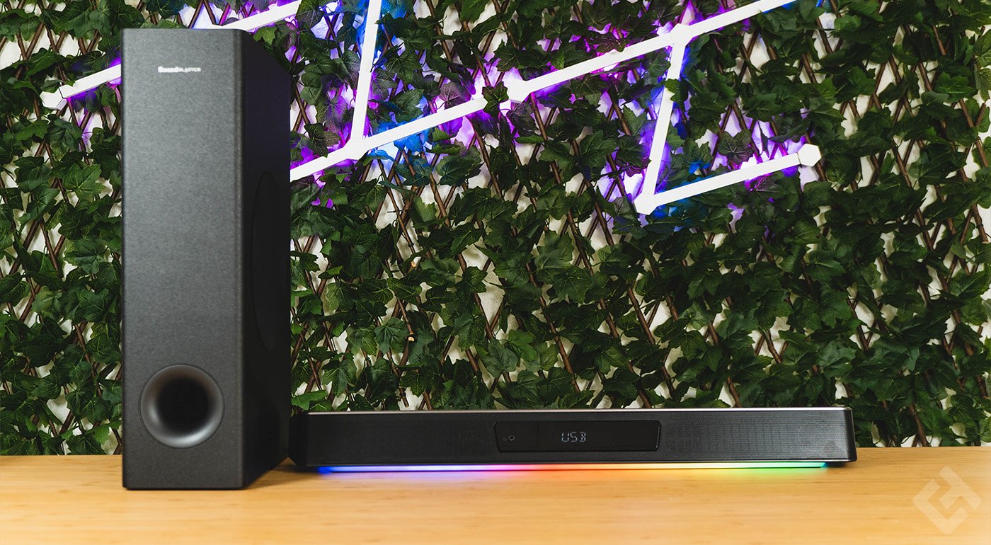Vue d'ensemble de la SoundBlaster Katana V2x