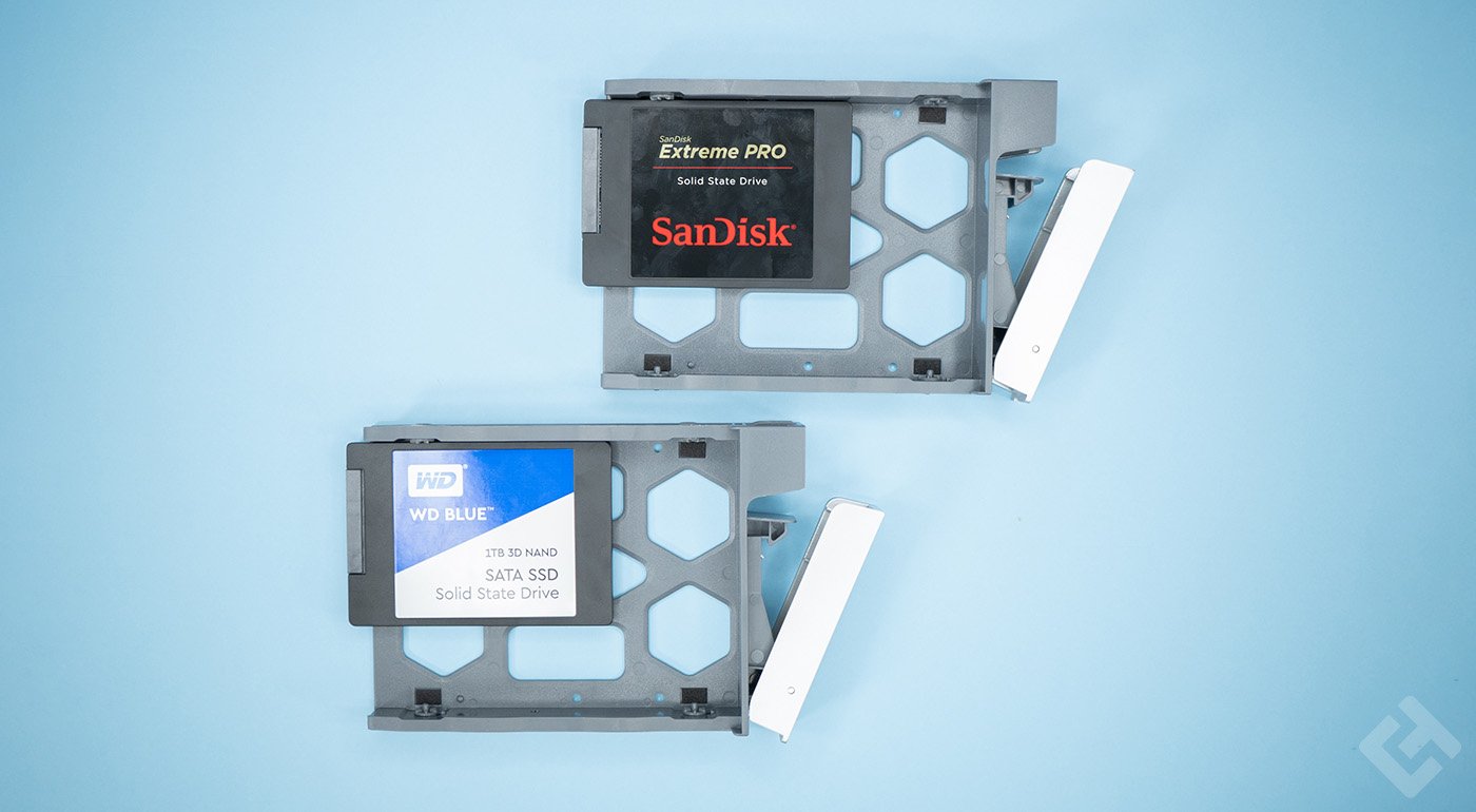SSD installés dans le terramaster f2 423