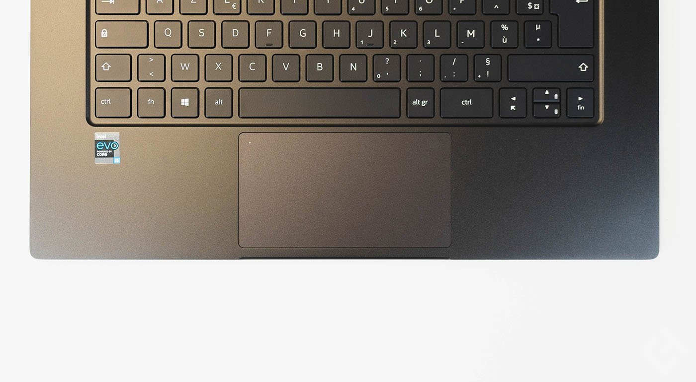 Pavé tactile du Thomson M15 Evo