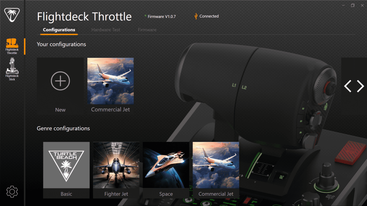 test turtle beach velocityone flightdeck logiciel 1