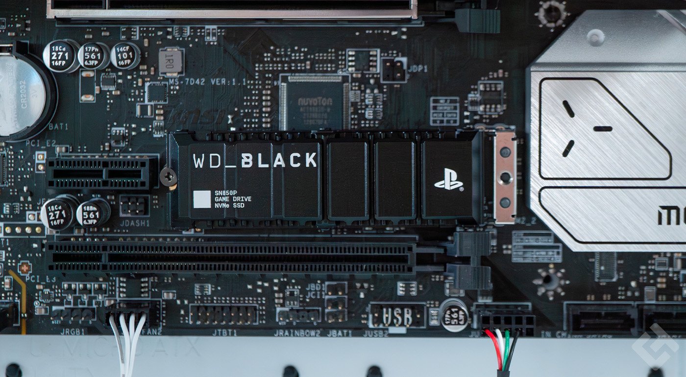 WD Black SN850P installé