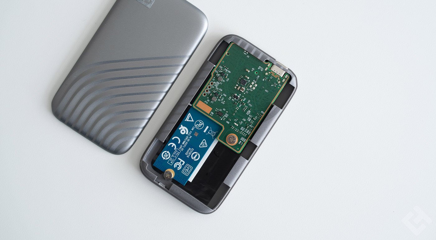 wd mypassport ssd 1to test