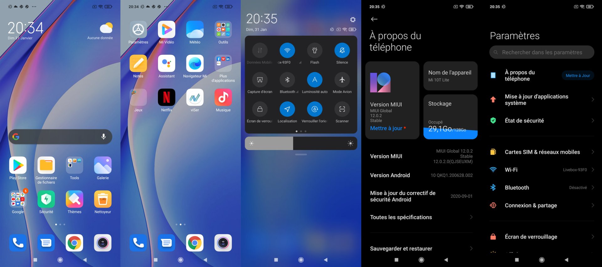 Interface MIUI