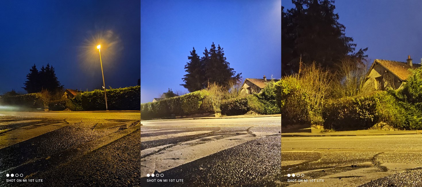 Mode nuit du Xiaomi Mi 10T Lite