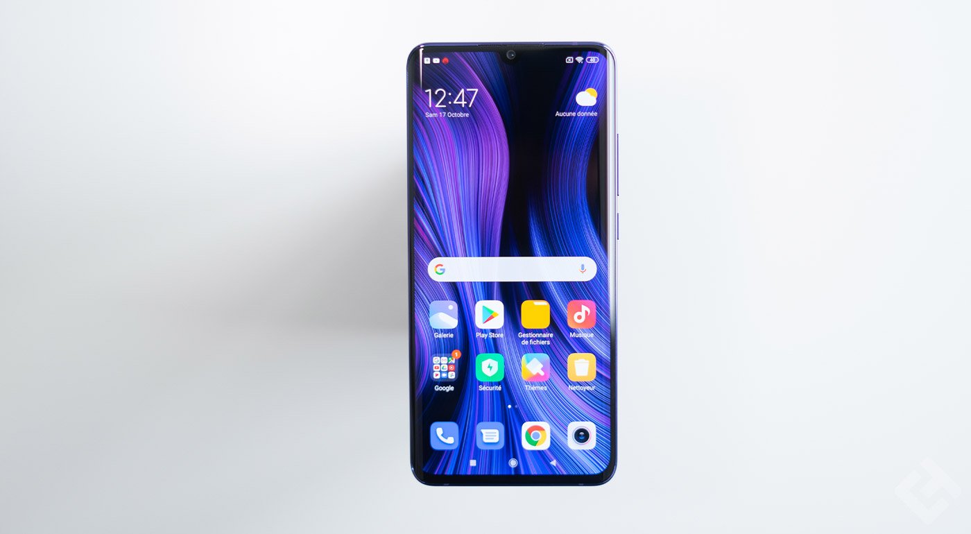 test du xiaomi mi note 10 lite écran