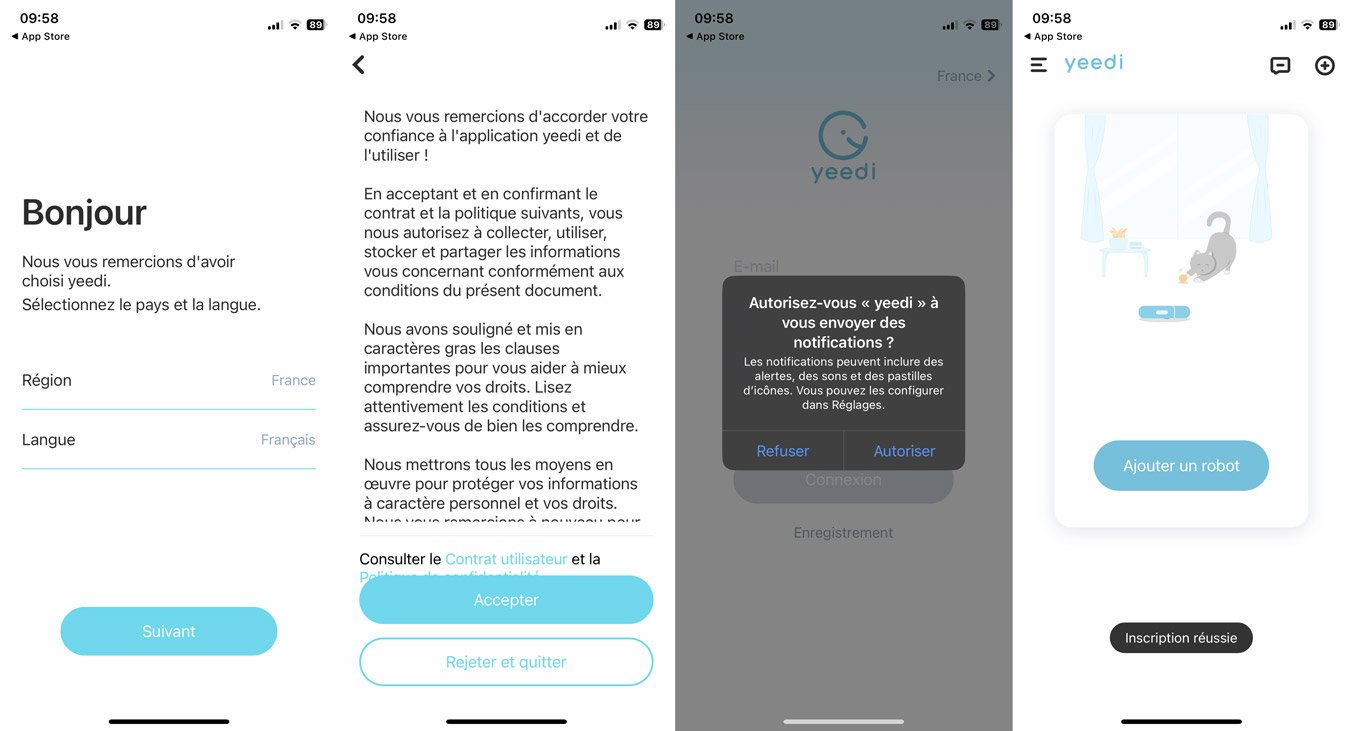 Configuration du Yeedi Mop Station