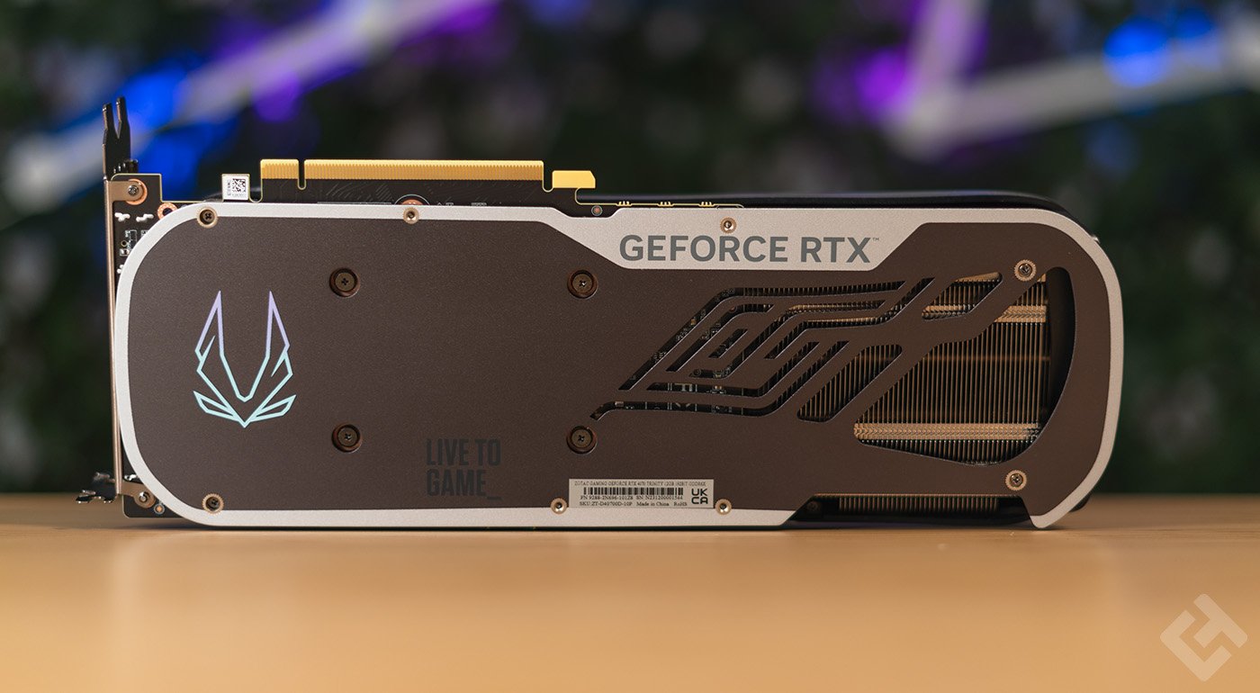 Backplate Zotac GeForce RTX 4070 Trinity