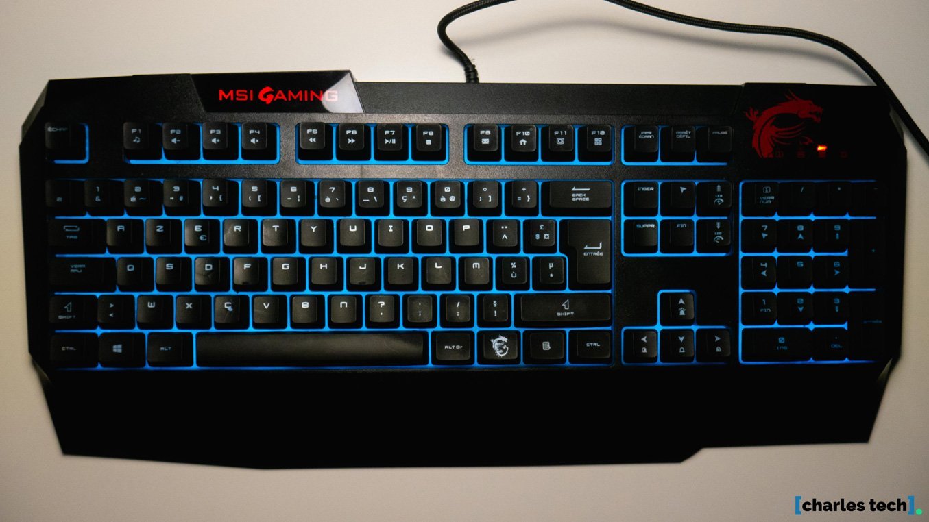 Test MSI Vigor GK40 : un clavier gamer surprenant
