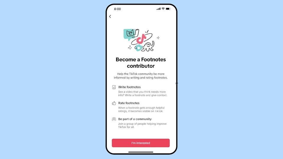 tiktok notes communaute