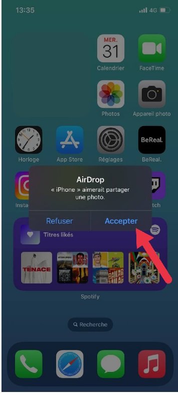 tuto comment utiliser airdrop