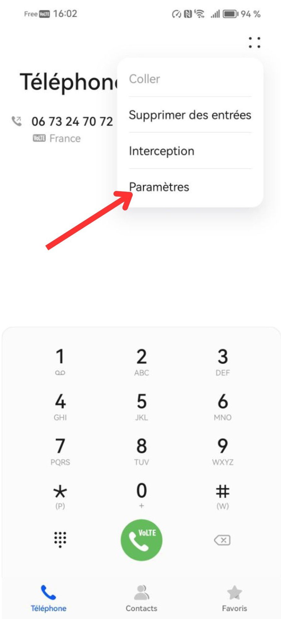 tuto appel masqué android