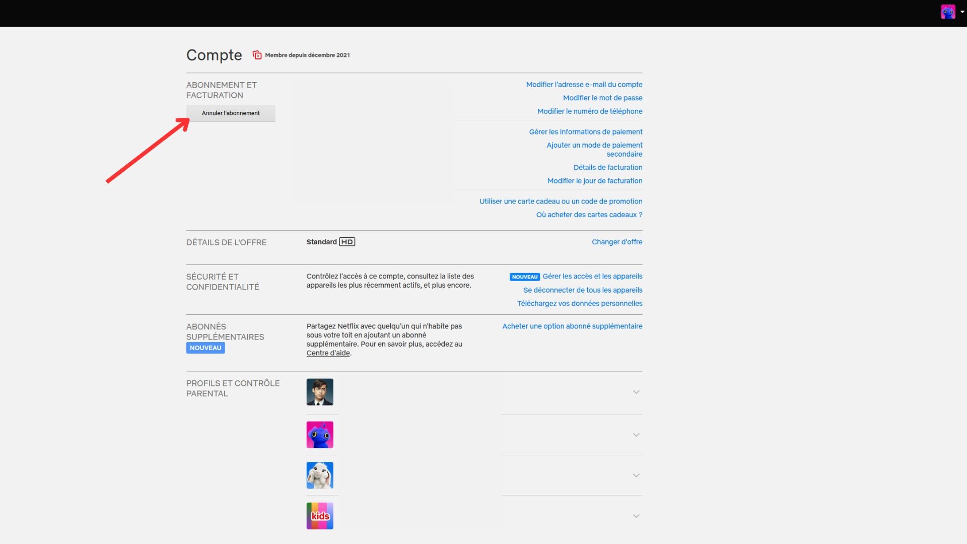tuto comment se désabonner de netflix