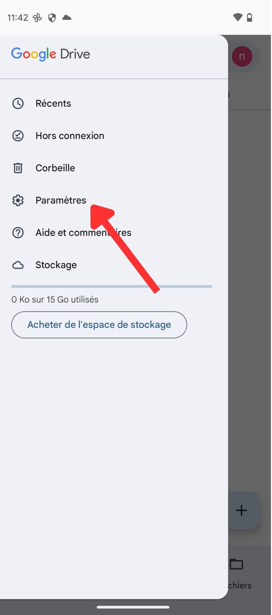 tuto drive sombre android