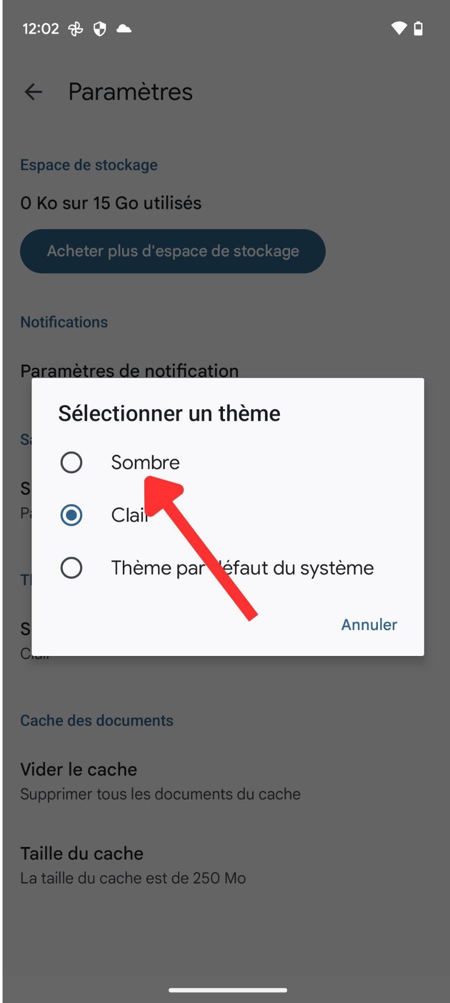 tuto drive sombre android
