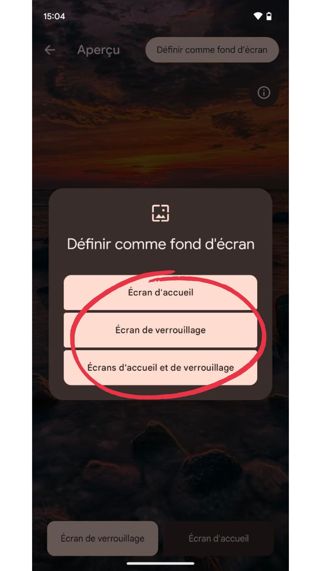 tuto comment changer de fond d'ecran sur android