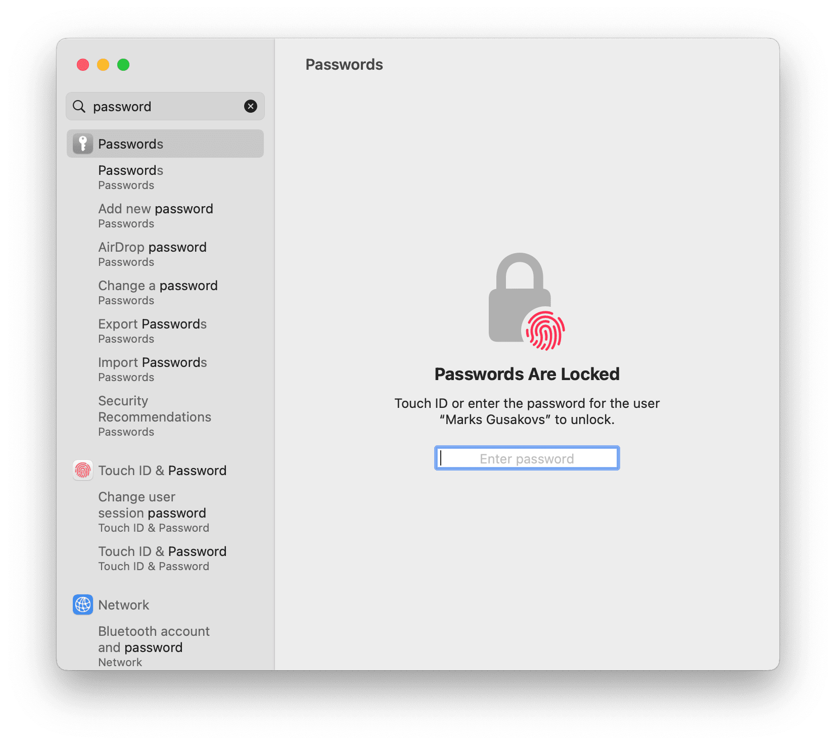 tuto mot de passe sur mac
