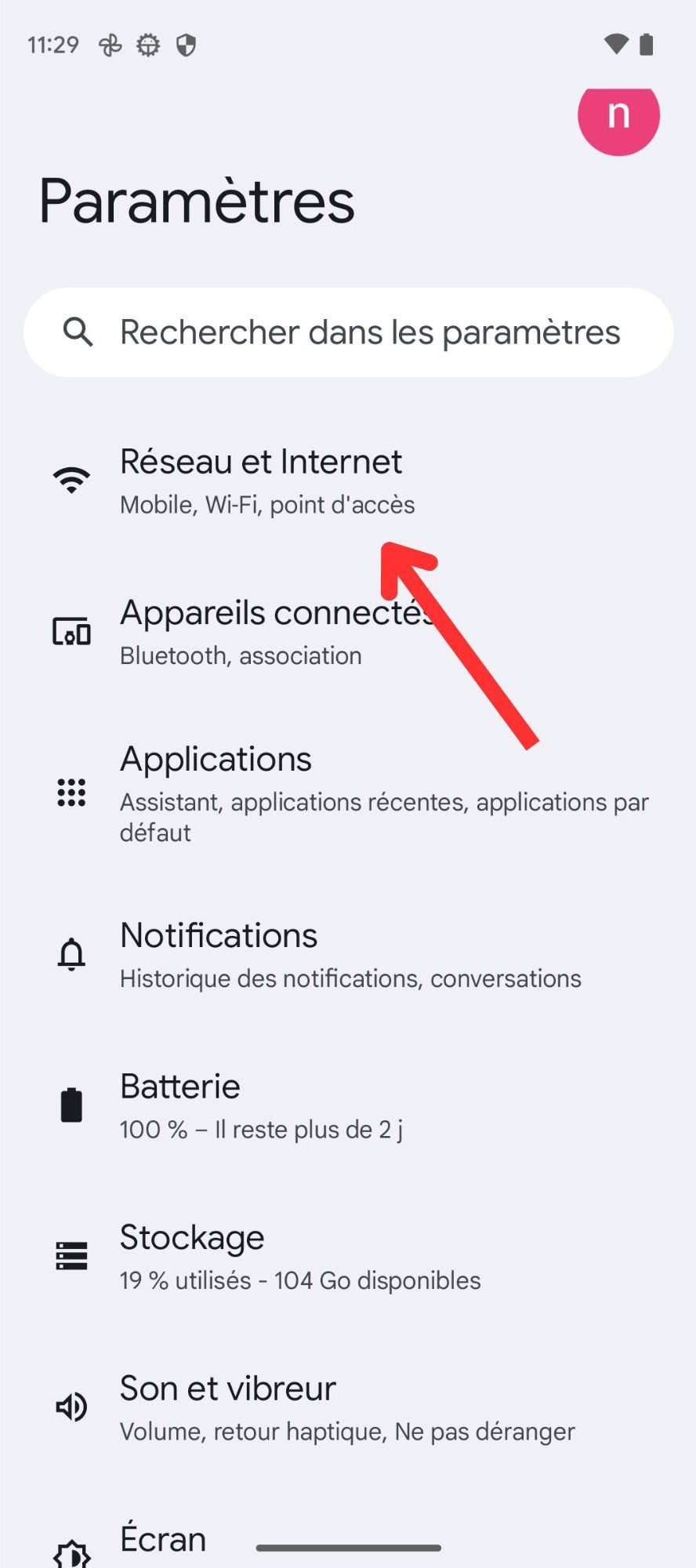 tuto partage de connexion android