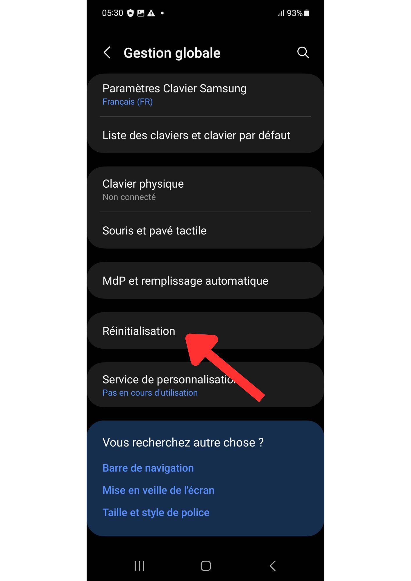 tuto réinitialisation samsung 