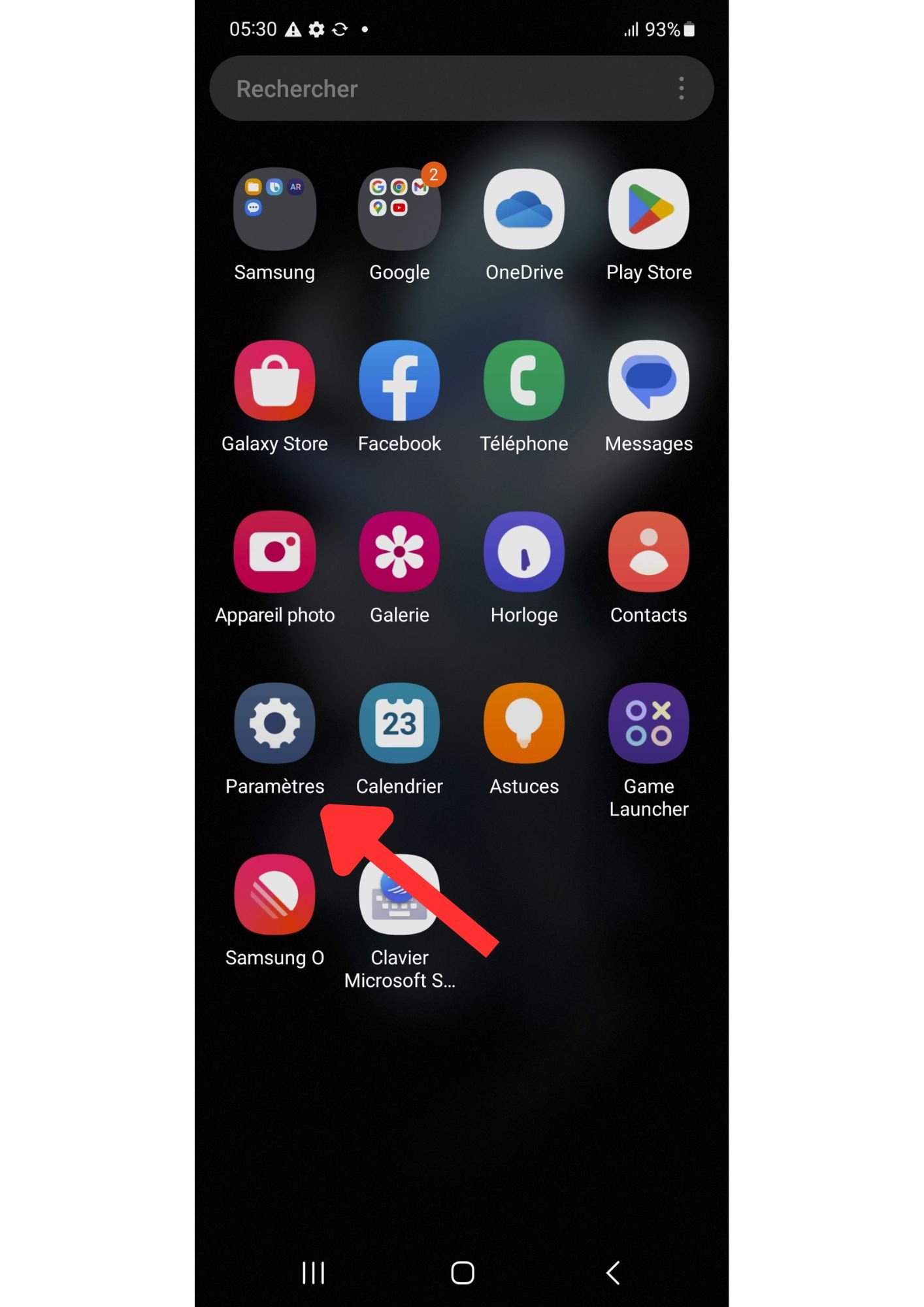tuto réinitialisation samsung 