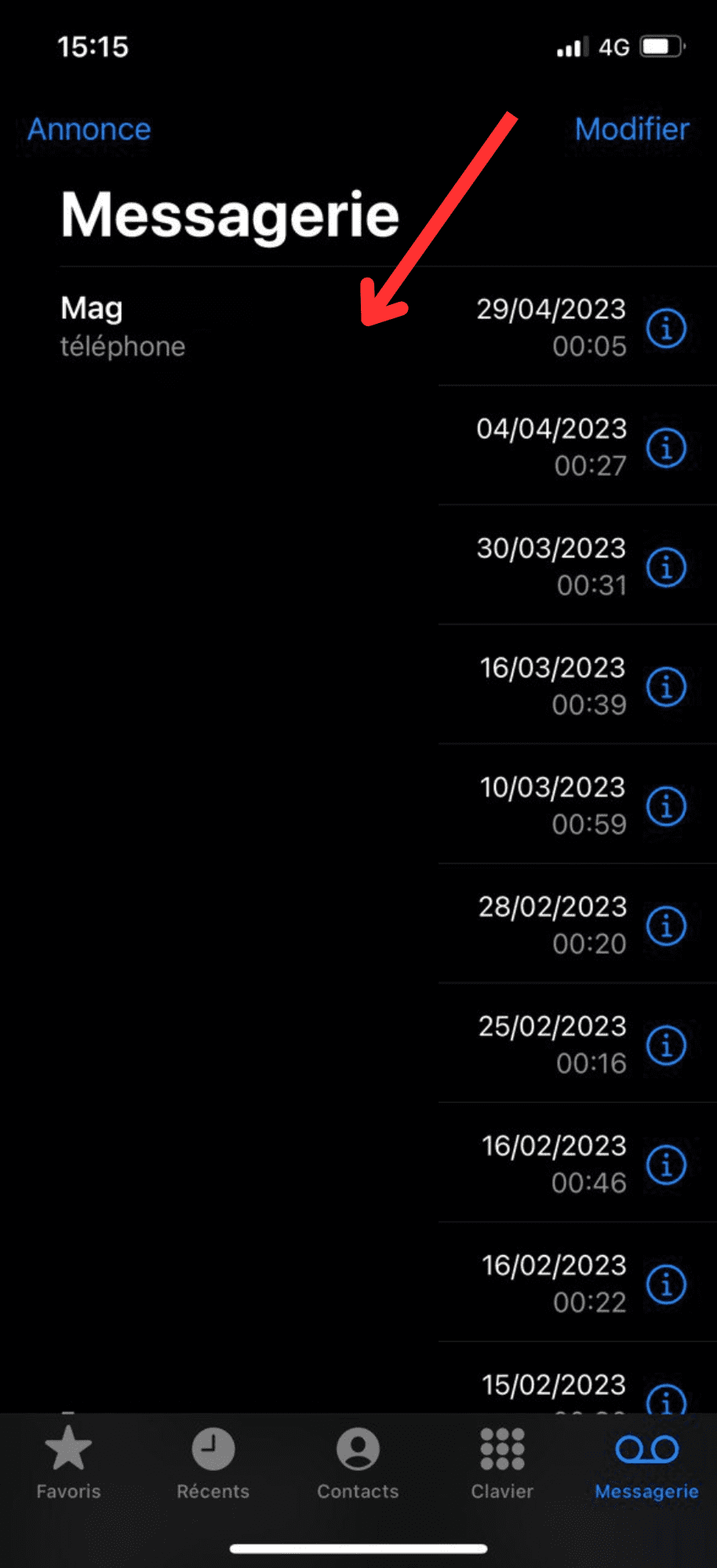 tuto sauvegarde message vocaux iphone