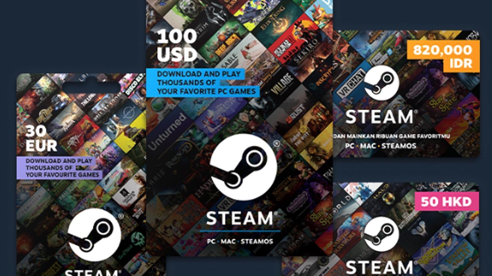 Valve supprime les cartes cadeaux physiques Steam à cause des arnaques