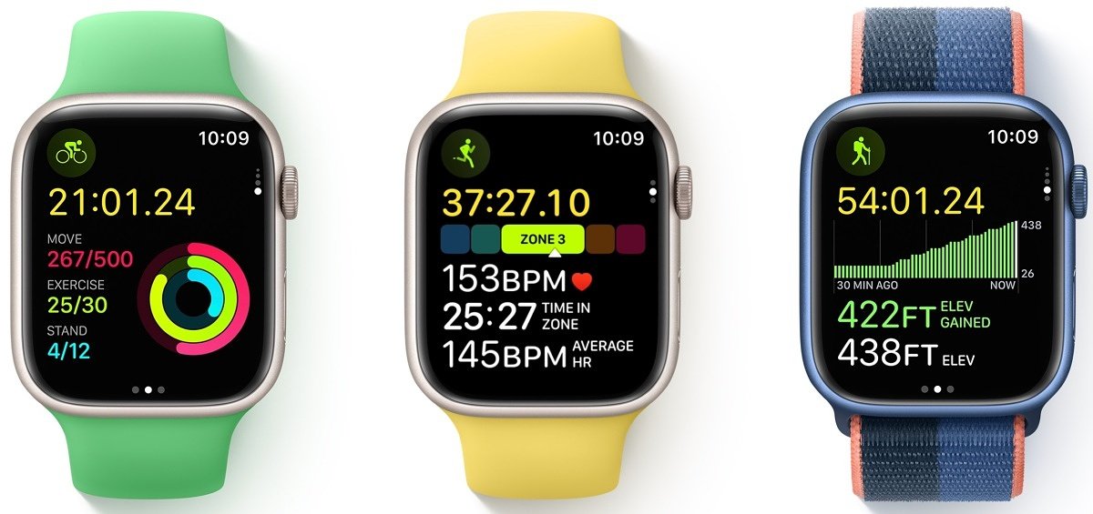 Mode entraînement sur WatchOS 9