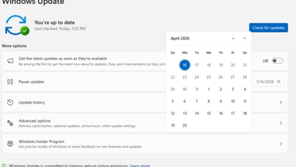 Windows 11 : les mises à jour peuvent être suspendues sans limite