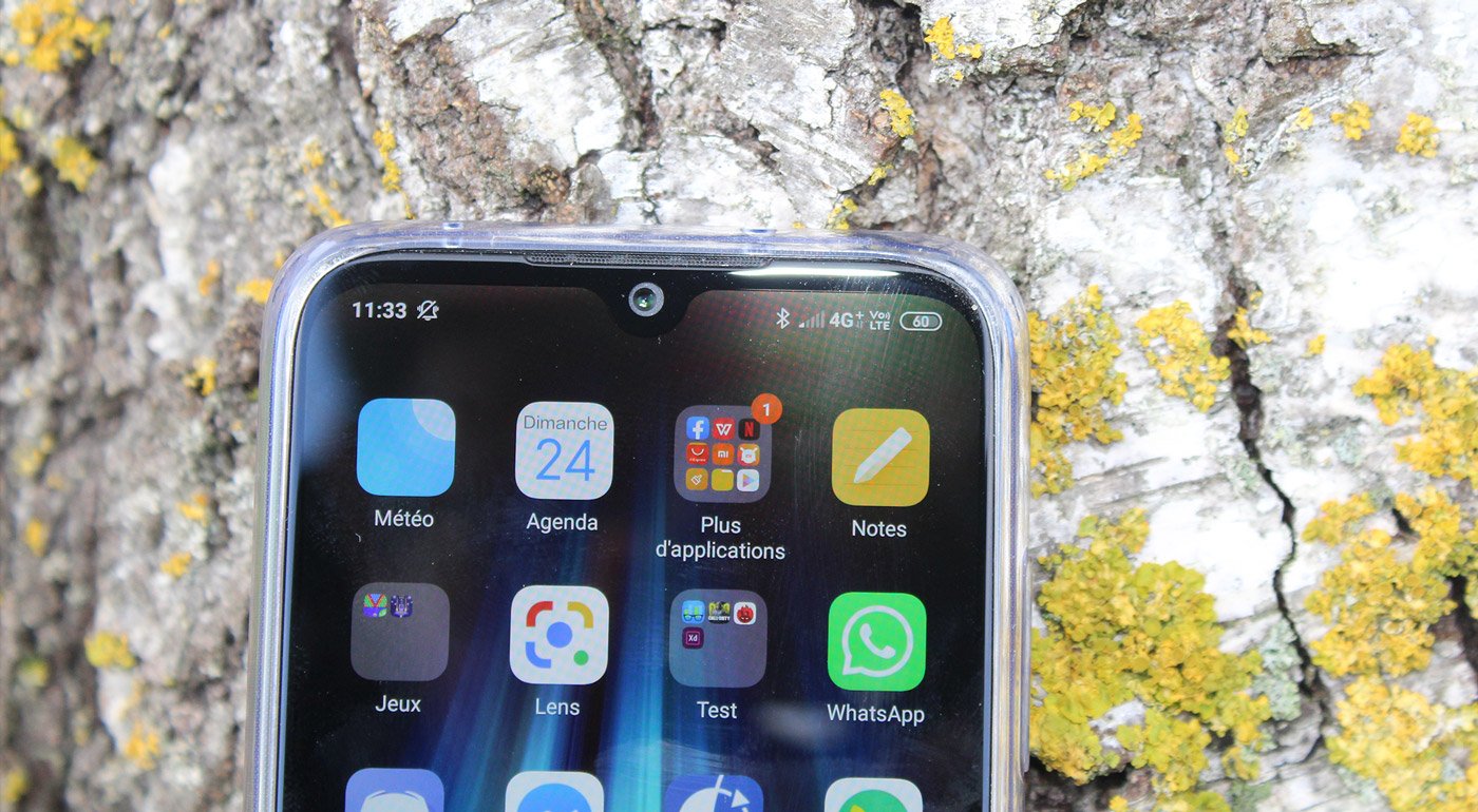 Encoche du smartphone