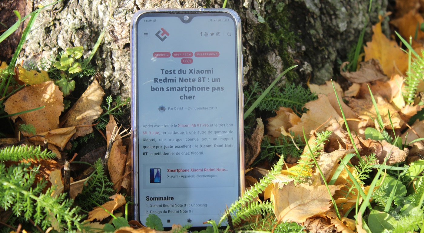 redmi note 8T test