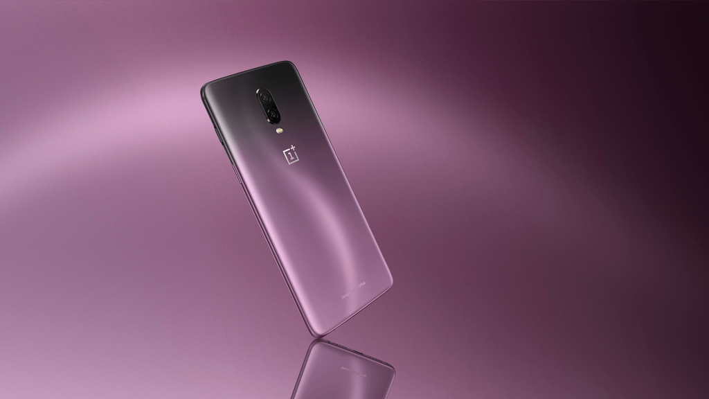 oneplus 6T thunder purple phone