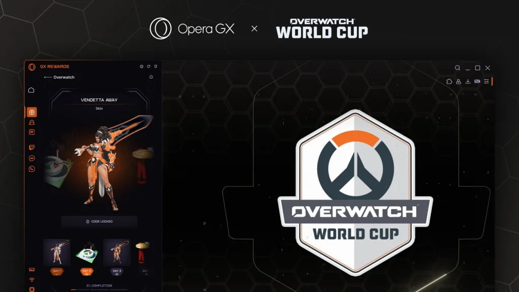 Opera GX lâche 21 skins Overwatch gratuits pour la Coupe du Monde 2026