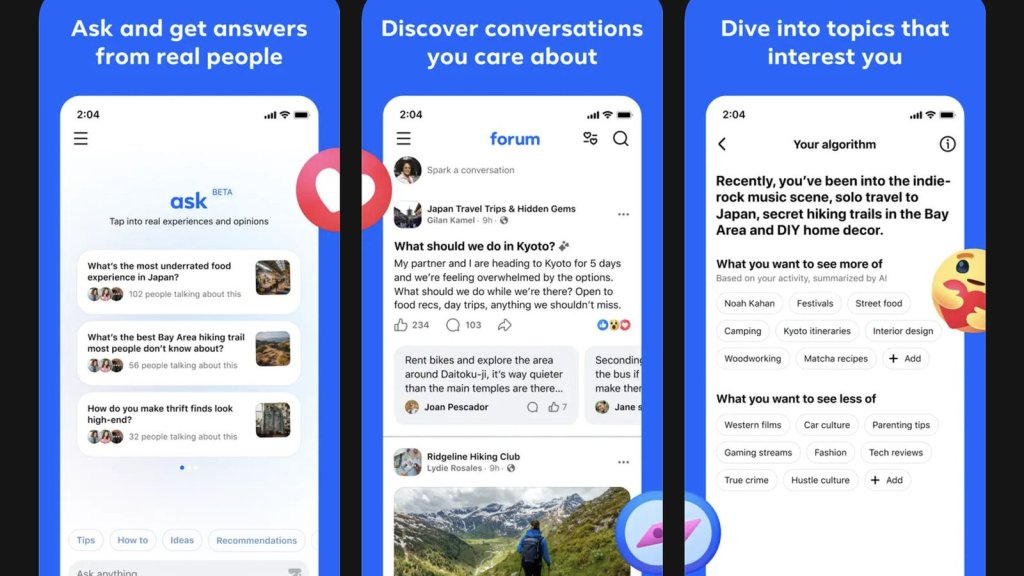 Pourquoi Meta teste en secret une appli type Reddit pour ses groupes