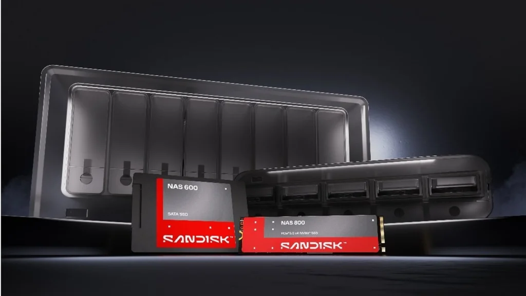 Sandisk muscle le stockage NAS avec des SSD taillés pour l'IA agentique