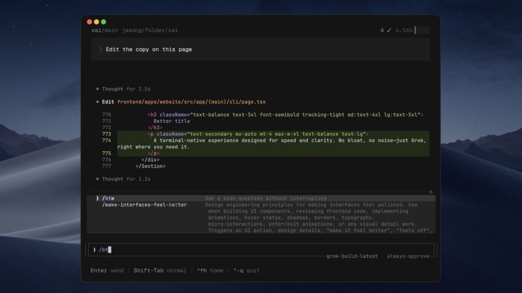 xAI lance Grok Build, son agent de code pour les abonnés SuperGrok Heavy