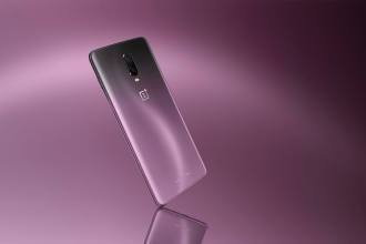 oneplus 6T thunder purple phone