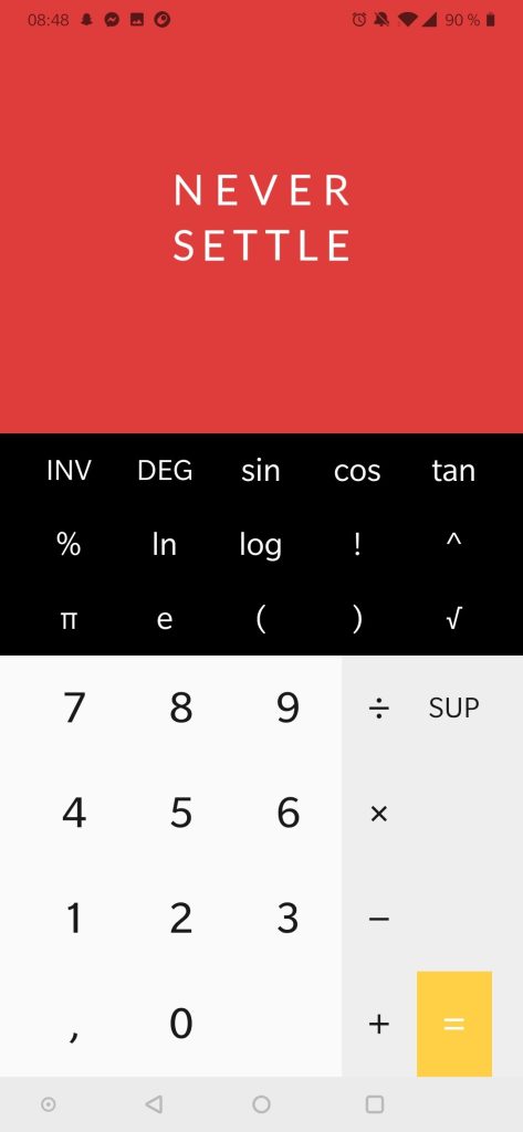 fonctions_cachees_oneplus_6T_calculatrice