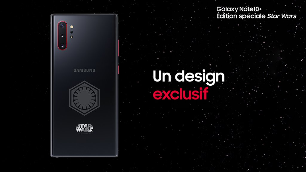 Samsung Galaxy Note10+ Note 10+ Star Wars Edition Design