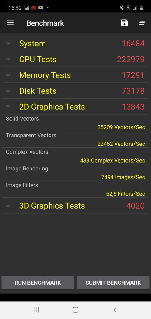 galaxy note 10 performances