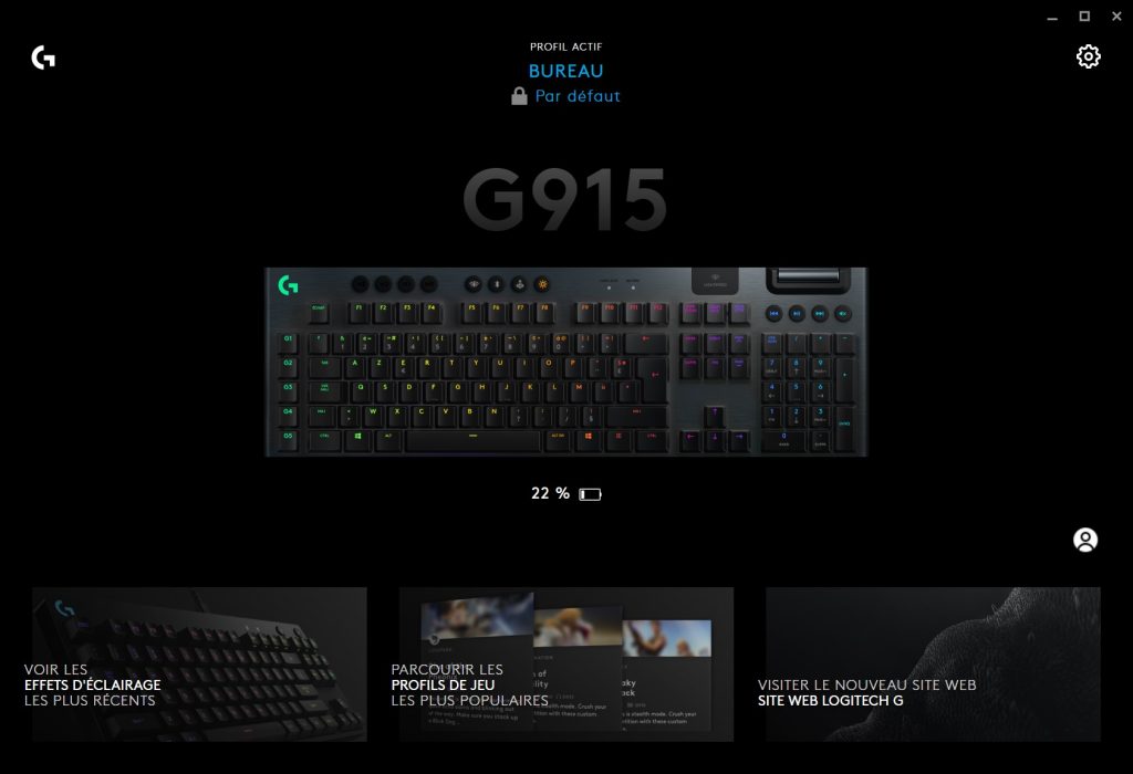 test logitech g915 clavier