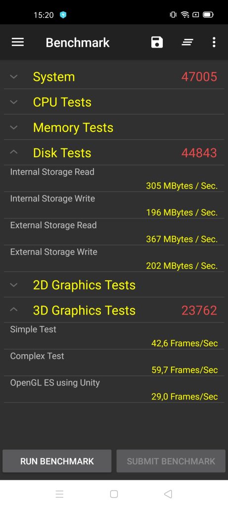 realme 6 benchmark