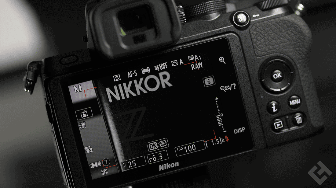 Nikon Z50 - Menu écran